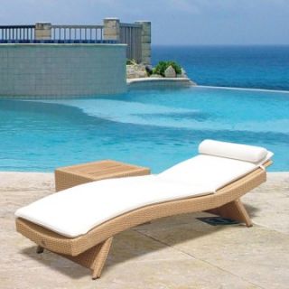 Royal Teak Wave Sun Bed Chaise Lounge Chat Set   Outdoor Chaise Lounges