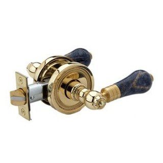 Phylrich Blue Sodalite Lever Collection003 Group 2 003 Lifetime Polished Brass K742 Passage Door Hardware Lever Latchsets    