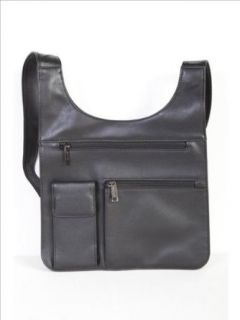 Scully Plonge Calf Leather Travel Bag 834, Black Apparel Belts