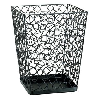 Organize It All Metal Wire Square Wastebasket   Bathroom Trash Cans