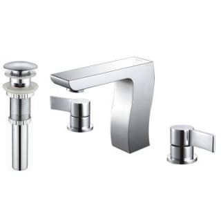 Kraus Sonus KEF 14603 PU11 Widespread Bathroom Faucet and Pop Up Drain   Bathroom Sink Faucets