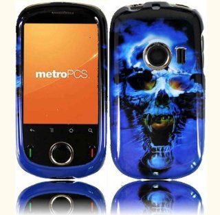 Blue Skull Hard Case Cover for Huawei M835 Cell Phones & Accessories