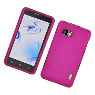 Eagle Cell LG Cayenne/LS860 Hard Rubber Protector Phone Case   Retail Packaging   Hot Pink Cell Phones & Accessories