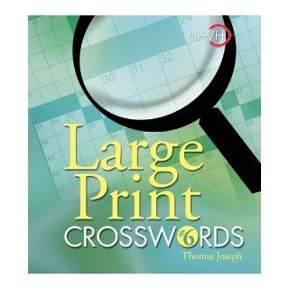 Large Print Crosswords #6 Thomas Joseph 9781402734038 Books