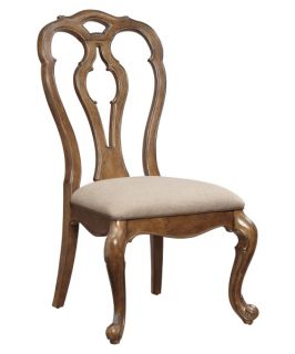 A.R.T. Furniture Cotswold Splat Back Side Chair   Cognac Patina   Set of 2   Dining Chairs