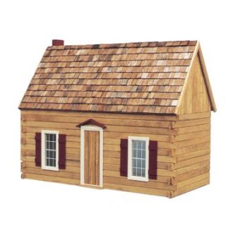 Real Good Toys Blue Ridge Cabin Kit   1 Inch Scale   Collector Dollhouse Kits
