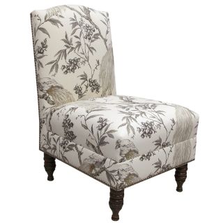 Roberta Winter Armless Nail Button Chair   Accent Chairs