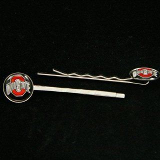 NCAA Ohio State Buckeyes Team Logo Bobby Pins  Ornament Hanging Stands  Home & Kitchen
