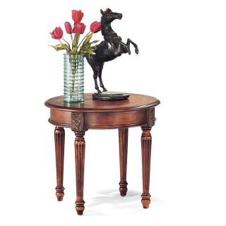 Magnussen 13800 Sedona Wood Round End Table   End Tables