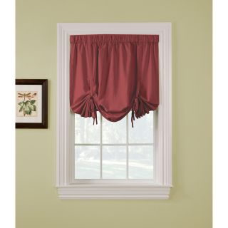 Thermatec Ridgedale Woven Pole Top Pocket Tie Up Blackout Shade   Tie Up Valances