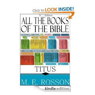All the Books of the Bible New Testament Edition Titus (All the Books of the Bible NT Edition) eBook M. E. Rosson Kindle Store