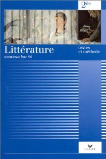 Litterature Textes Et Methodes (French Edition) 9782218714696 Literature Books @