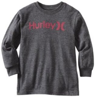 Hurley Boys 2 7 Long Sleeve Tee, Black, 4 Fashion T Shirts Clothing