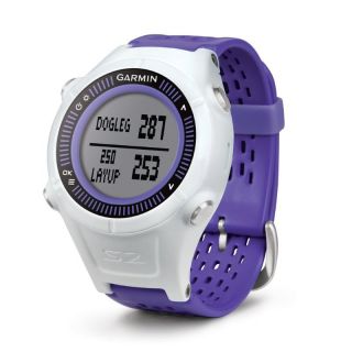Garmin Approach S2 GPS Golf Watch   White/Purple   Rangefinders