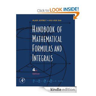 Handbook of Mathematical Formulas and Integrals eBook Alan Jeffrey Kindle Store