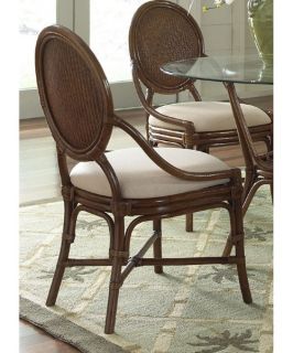 Hospitality Rattan Oyster Bay Side Chair with Cushion   TC Antique   Dining Chairs