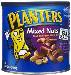Planters Mixed Nuts With Pure Sea Salt, 56 oz (Quantity of 2) Health & Personal Care