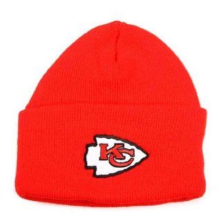 Kansas City Chiefs Classic Cuffed Knit Hat (Red)  Baseball Caps  Sports & Outdoors