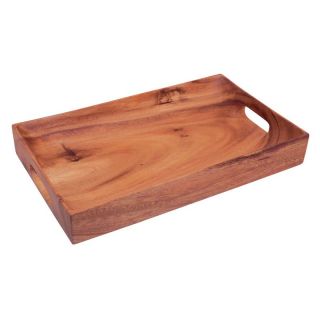 Pacific Merchants Rectangular Tray with Handles   Serving Trays