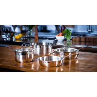 Kevin Dundon 6 pc. Stainless Steel Cookware Set   Cookware Sets