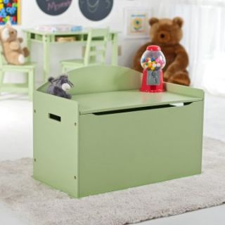 Levels of Discovery Riley Green Toy Box Bench   Toy Chests