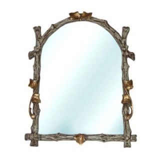 Hickory Manor House Arched Twig Wall Mirror   14.5W x 19H in.   Wall Mirrors
