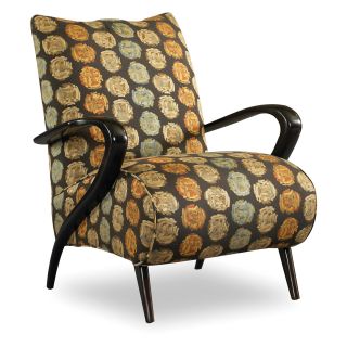 Sam Moore Miro Exposed Wood Chair   Earth   Upholstered Club Chairs