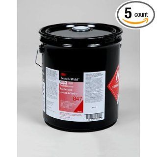 3M(TM) Scotch Grip(TM) Rubber And Gasket Adhesive 847 Brown, 5 gal pail [PRICE is per PAIL]