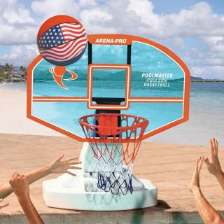 Poolmaster Arena Pro Composite Competition Basketball Game   Specialty Hoops