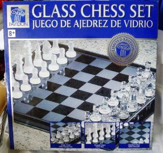 Premier Edition Glass Chess Set Toys & Games