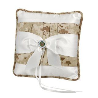 Jamie Lynn Digital Military Collection, Ring Pillow, Tan, Army Home & Kitchen