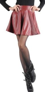 All match Stereo Cortex Short Leather Skirt