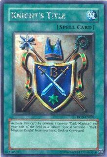 YuGiOh GX   Knight's Title ROD EN002 Promo Card [Toy] Toys & Games