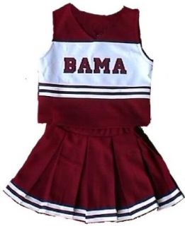 Size 3t Alabama Crimson Tide Children's Cheerleader Outfit/Uniform   NCAA College Clothing