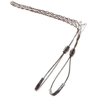 Woodhead 35136 Support Grip, Standard Duty, Double Eye, Split Lace, 1150lb Approximate Break Strength, 11.00" Mesh Length, 4.00" Bale Length, .62 .75" Cable Diameter Electrical Cables