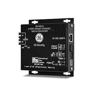 GE Security DE7400 M Two Port Gigabit Ethernet Media Converter, (1) 850 Nm, MM, 2 Fibers  Security And Surveillance Products  Camera & Photo