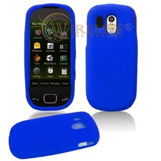 SamSUNG CALIBER R850 BLUE SKIN CASE Cell Phones & Accessories