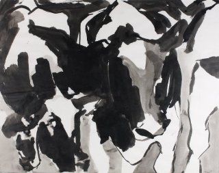 Cows Abstracted, Giclee Print of Ink Painting of Cows By Roberta Staat, Showing Holstein Cows in a Checkerboard Pattern   Watercolor Paintings