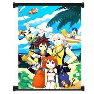 Kingdom Hearts Game Fabric Wall Scroll Poster (16"x23") Inches  Prints  