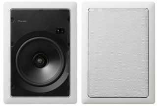 Pioneer S IW851 LR CST Series 8 Inch Rectangular In Wall Speakers (Pair) (Discontinued by Manufacturer) Electronics