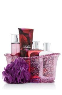 Bath & Body Works Signature Collection Splish Splash Gift Set   Midnight Pomegranate  Skin Care Product Sets  Beauty