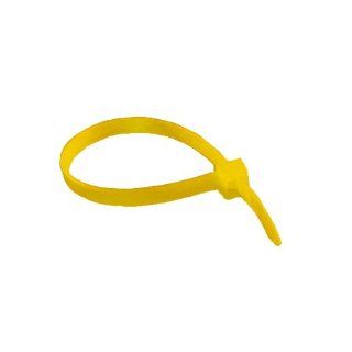 8" Yellow Heavy Duty Cable Ties (Package of 100)