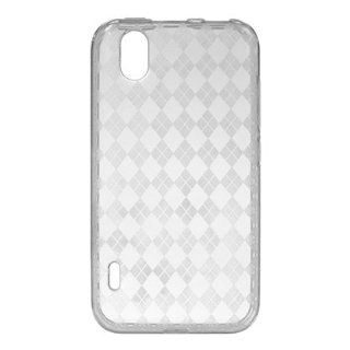 Clear Check Protector Case for LG Marquee LS855 Cell Phones & Accessories