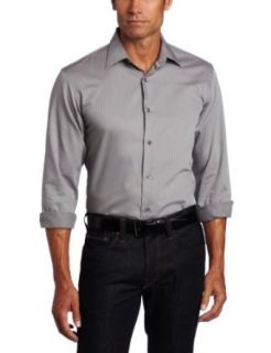Van Heusen Men's Satin Stripe Woven Shirt, Hortensia, X Large at  Men�s Clothing store Button Down Shirts