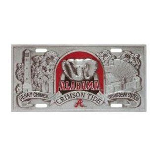 Alabama Crimson Tide License Plate 3D  Sports Related Collectibles  Sports & Outdoors