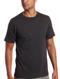 American Essentials Men's Sleepwear Comfort Short Sleeve Tshirt, Charcoal Heather, X Large at  Mens Clothing store