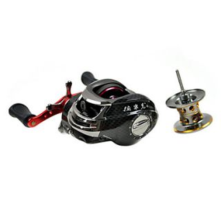DYNAMIC Right Handle 101 Ball Bearing Black Casting Reel (Extra Line Cup)