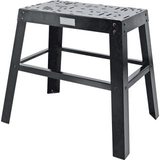 Klutch Power Tool Stand with Grid Pattern Top   28 Inch High