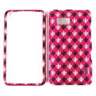 Cell Phone Snap on Case Cover For Lg Mach Ls 860    Smooth Finish With Colorful Floral Or Checkered Print Cell Phones & Accessories