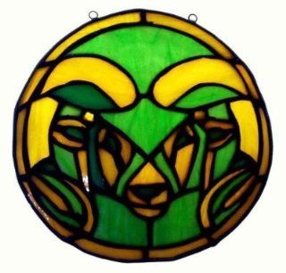Colorado State Rams Stained Glass Suncatcher Sports & Outdoors